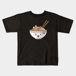 ramen noodles uwu Kids T-Shirt